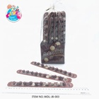 Ruler Shape Packing Round Bubble Gum Black And White Color Chocolate Flavor Chewing Gum Candy