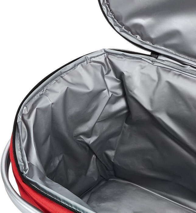 Große isolierte, faltbare 26-Liter-Einkaufstaschen-Kühlbox mit Aluminiumgriffen im Blumendesign