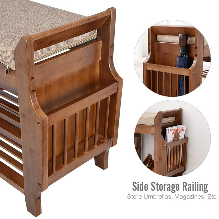 Simple modern change shoe stool multi-function shoe frame sofa stool economy shoe cabinet