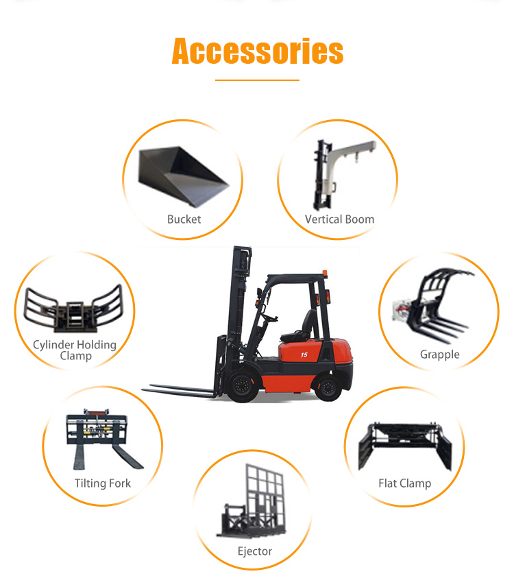 Shanding JDY15 1.5t warehouse crane off-road forklift