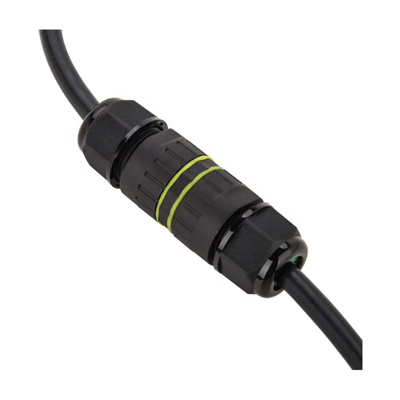 Wire Cable Connector Weatherproof Electrical Power Wiring Cable IP68 Waterproof 2 Pin Cable Connector