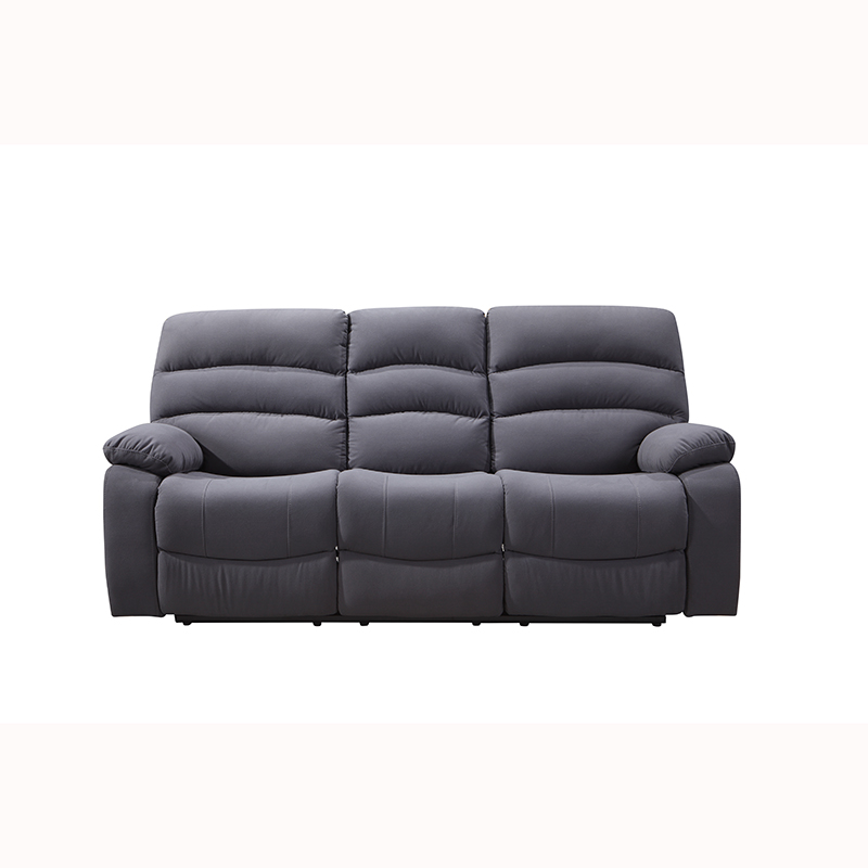 3 seater recliner sofa for living room high quality manual fabric recliner sofa wholesale