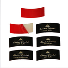 Custom wine labels Self adhesive metal private label perfume