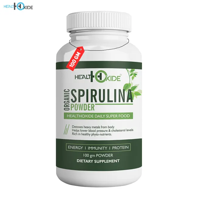 Best Quality Healthcare Supplement Organic 100 gm Spirulina Powder