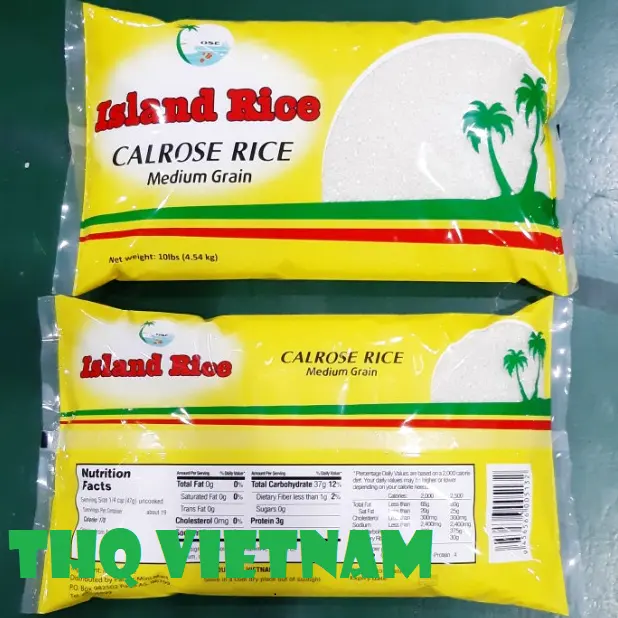 Calrose rice Island rice Japonica rice 10lbs/ bag