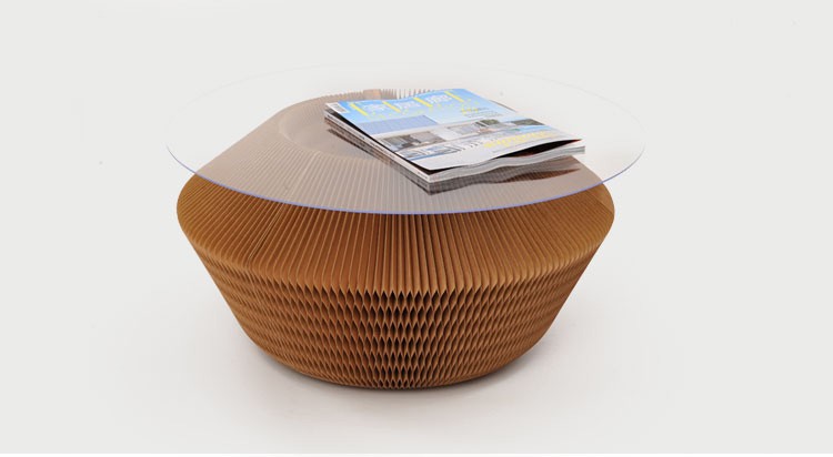 Unique paper design bean bag lounger chair