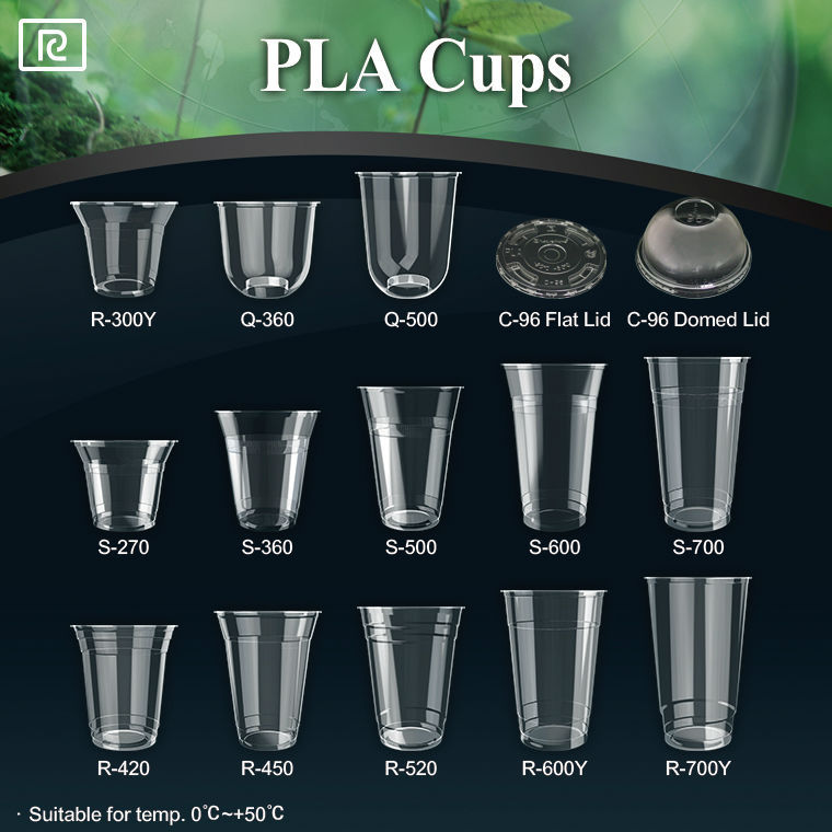 T-PLA2 Eco-Friendly Cups - Biodegradable & Customizable