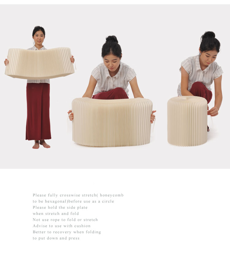 Multiple Shape Morden Environmental Accordion Paper Classic Office Chair
