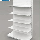 SINGLE SIDE STEEL PEGBOARD PANEL GROCERY STORE SHELF FOR CONVENIENCE STORES