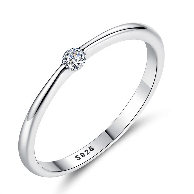 T-Ring Fashion Gold Plated Ring For Women Heart Eternity White Jewelry Wedding Rings T/&T