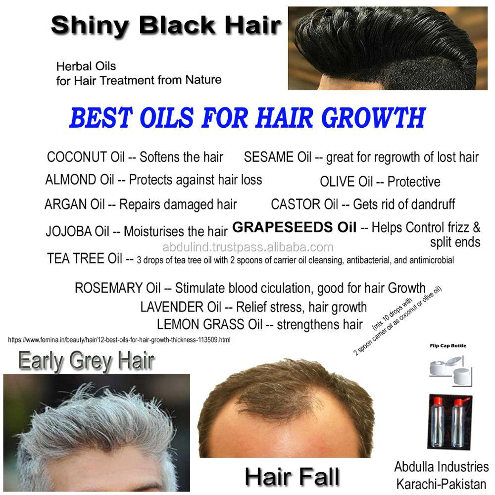 100 Natural Oil Herbal Best Oils For Hair Growth Hair Thickness