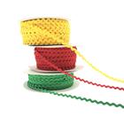 Gold quality solid color Ric-Rac for fashion accessories webbing