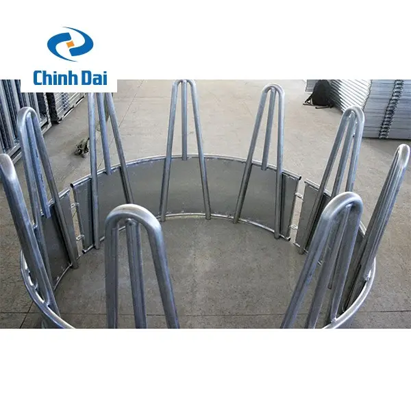 High Quality Galvanized Hay Feeder & Cattle Hay Round Bale Feeder For Sheep/Goat/Hourse Feeder Cable For Bts