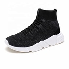 Women's Lace Up Light Weight Walking Sock Shoes Running Sneakers