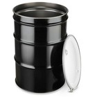 Steel Drum with Lid - 55 Gallon, Open Top, Unlined Steel barrels
