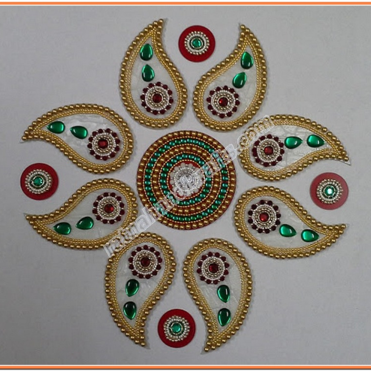 Rangoli Unique Design Indian Handicrafts Diwali Decoration Home