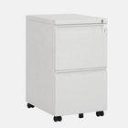 Popular office mobile pedestal storage drawer cabinet with wheels cupboard