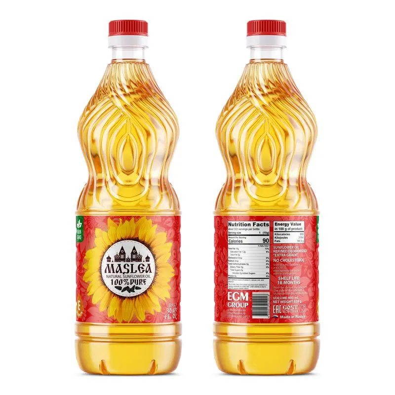 High quality sunflower oil made in Russia OEM 100% purity