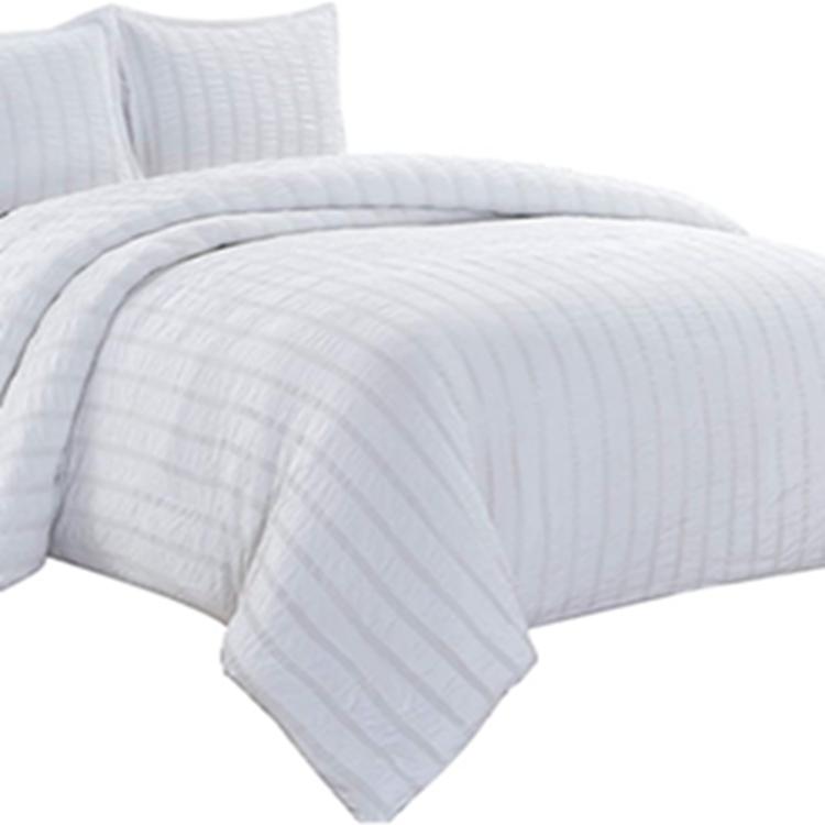 wholesale hotel wedding simple 100% Polyester luxury modern solid color embroidered Duvet cover bedding set bed sheets