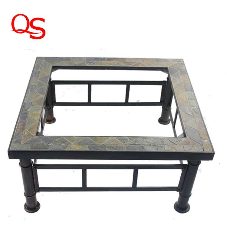 hot Outdoor Wood Burning BBQ fire pit for camping