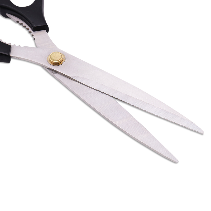 steel material abs handle laser food blade barbecue scissors