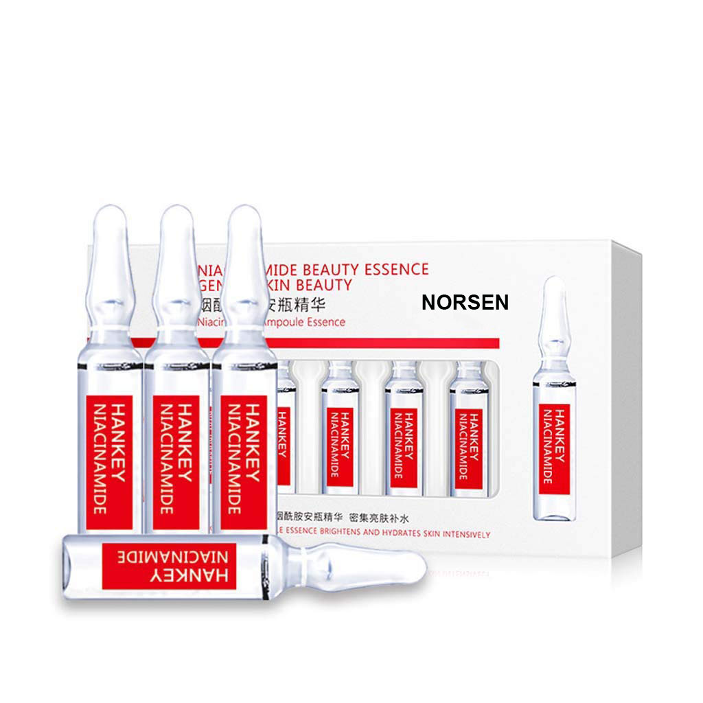 Organic Moisturizing and Brightening Hyaluronic Acid Ampoules Niacinamide Face Essence