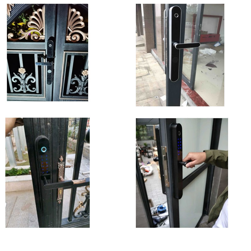 Outdoor Hot Sell Smart Aluminum Front Door Locks for Home Digital