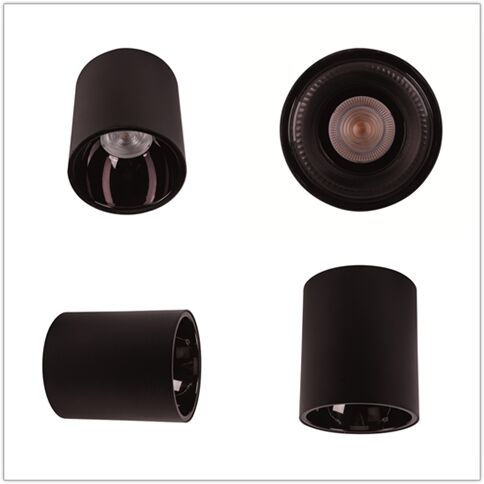 Black 20w 15w 6000k shop light cob surface mounted square 30w led 40w without plaster ceiling fire rated downlight