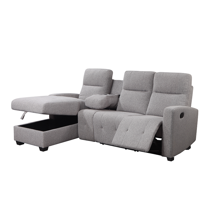 Modern living room sofa Furniture 3 seat  Multi function Folding fabric sofa for home