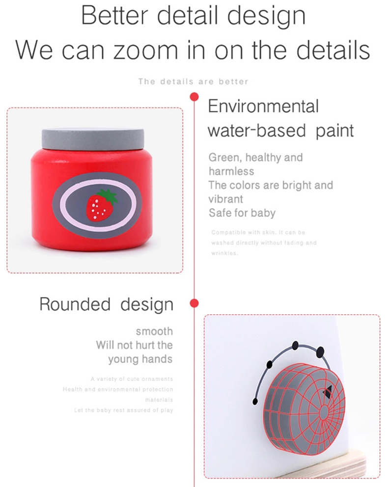 Wooden Happy kitchen toy set custom kids brinquedos bread maker  wooden toaster toy Educational Toys