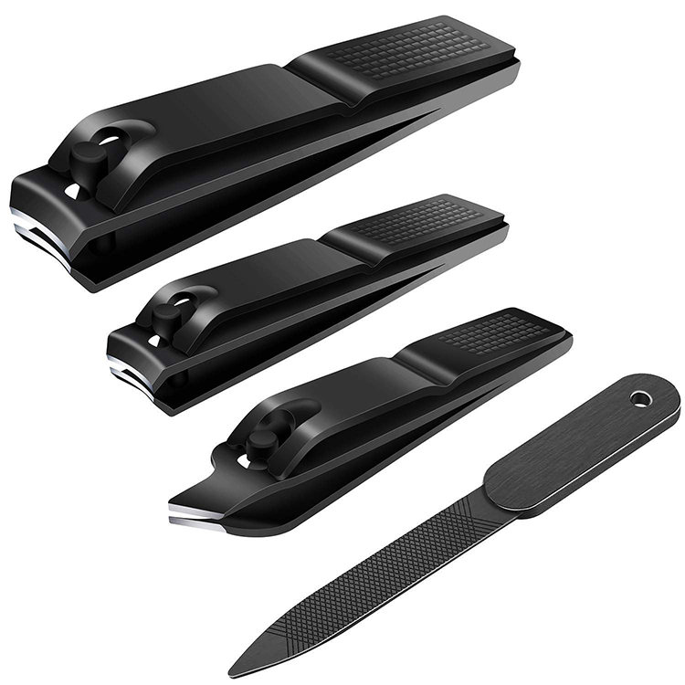 Stainless Steel Nail Clipper Cutter Trimmer Ear Pick Custom Name Manicure Clipper Set 18 pcs Manicure Tool Pedicure Kit