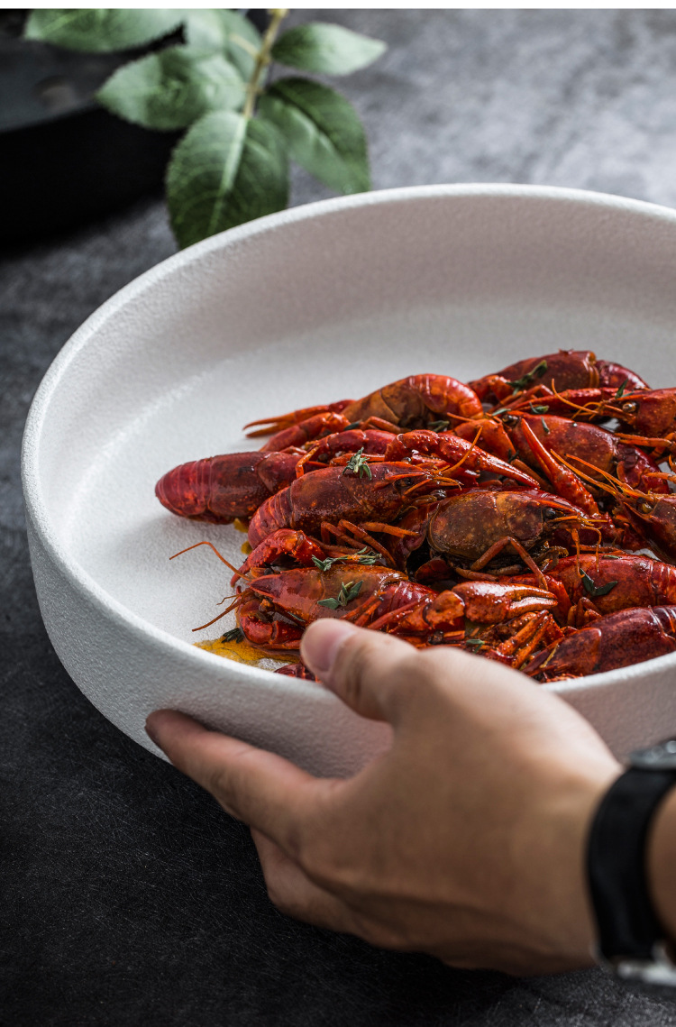 High quality china tableware sets food lobster seafood plates dishes dinner sets for Thanksgiving festival