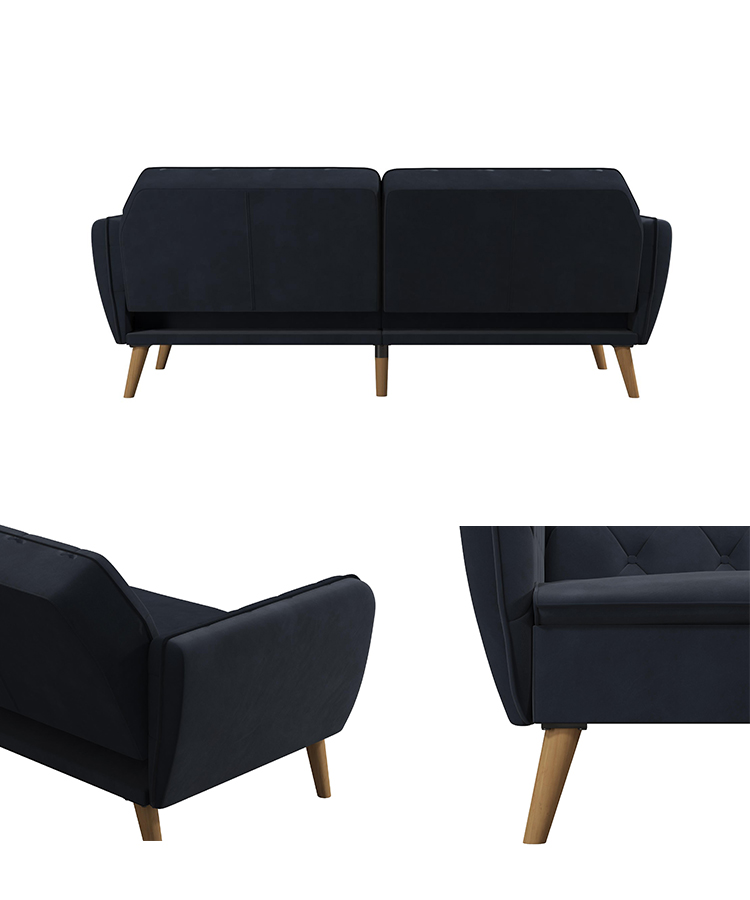 Latest Fabric Tufted Sofa Design Lazy Sofa Bed Folding Cheap Living Room Furniture Sofa