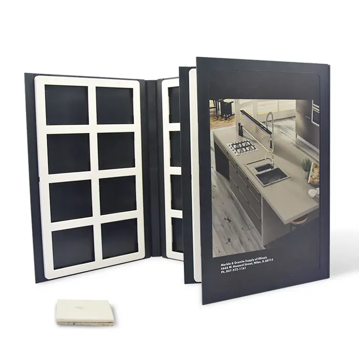 Board Wood Flooring Curtain Thread Smd Quartz Brochure Stone Display Box Catalog Tile Catalog Sample Book