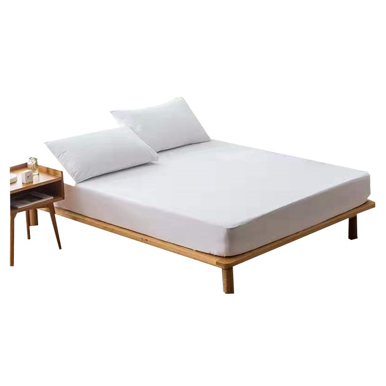 China factory supply solid terry towel fabric waterproof Anti Bed Bug bed cover mattress encasement