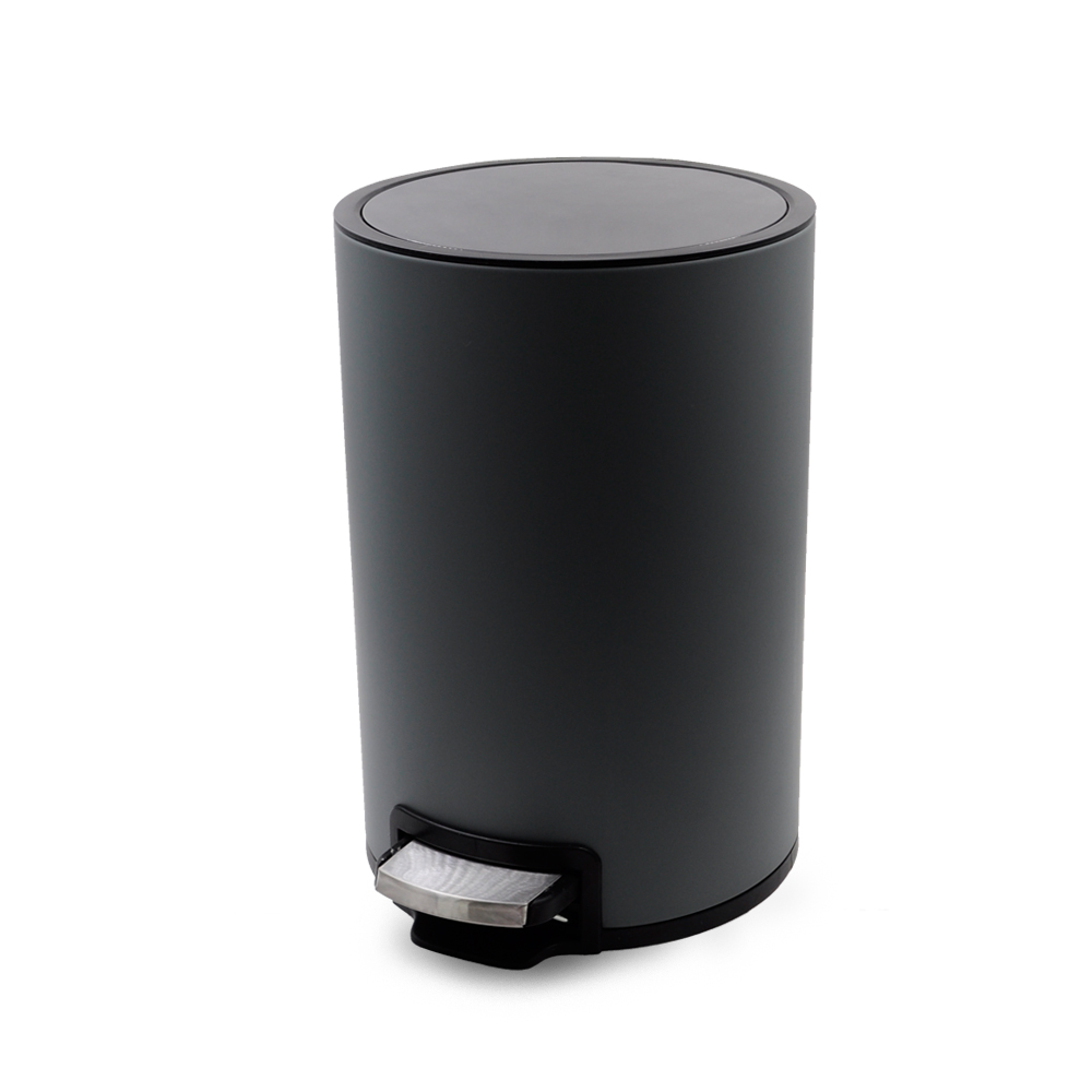 Round Powder spraying and stainless steel Pedal Bin Step Trash Can