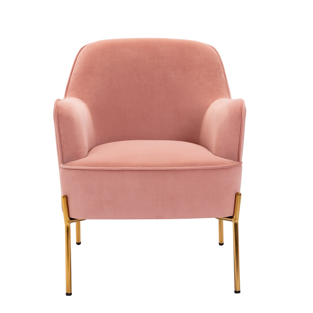 armchair pink chaise lounge chairs living room furniture nordic contemporary modern european style