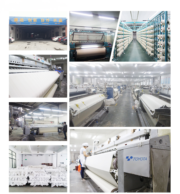 100% cotton fabric with jacquard pattern for hotel sheets