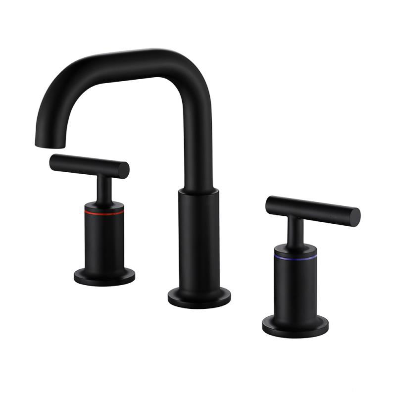 modern stainless steel gold bathroom faucet 3 hole