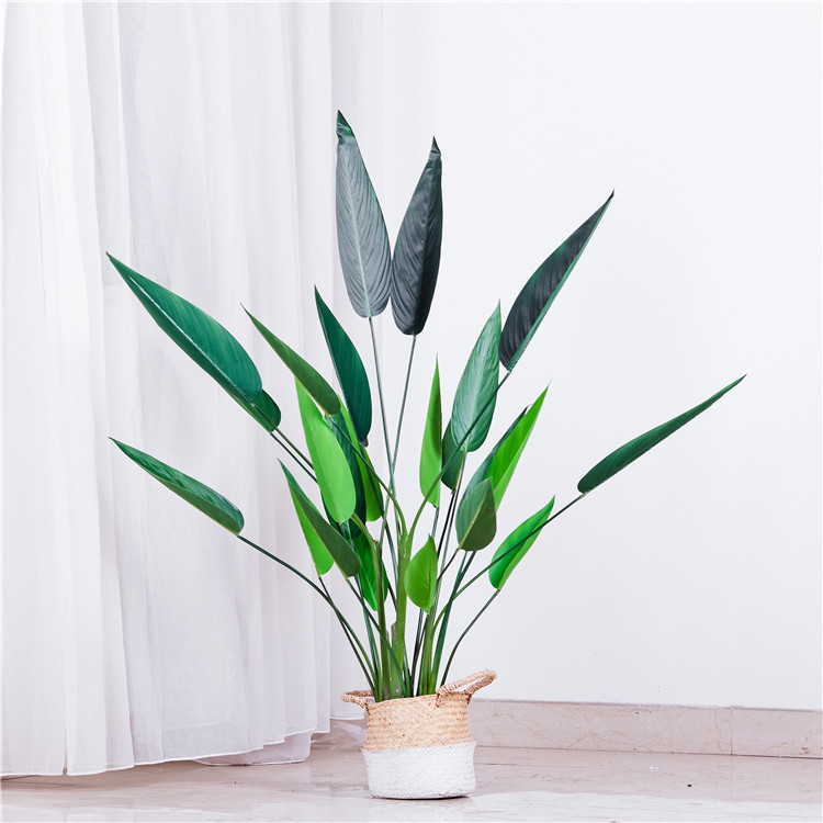 wholesale artificial plant tree  artificial green sky bird plant  banana tree home/office decoration