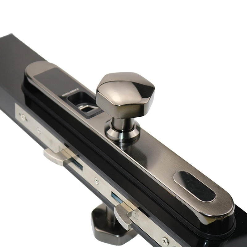 Tediton Electronic Keyless Sliding Door Handle Lock with Fingerprint Code Rfid Key