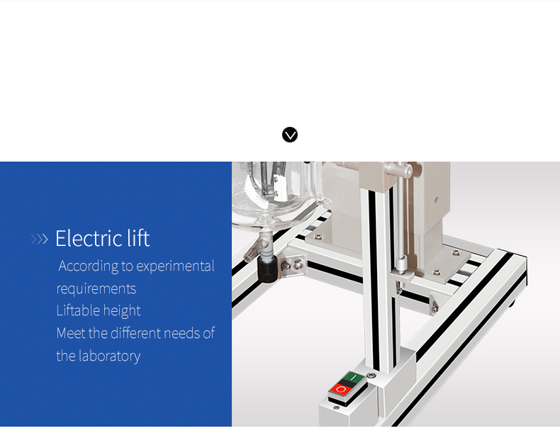Lab Small Semi Automatic Double protection Glass Vacuum Emulsifier Reactor Stirrers