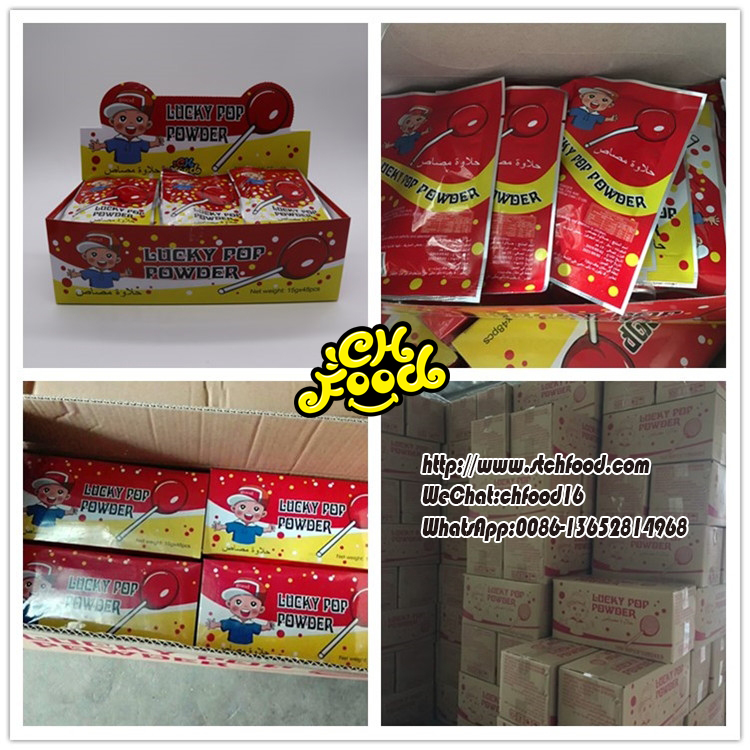 Candy Factory Sour Powder Lollipop