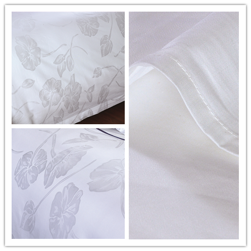 Five-star hotel with stylish floral Jacquard cotton quilt cover bedding