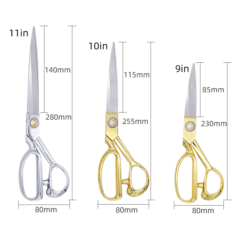 professional sewing stainless steel material custom dressmaker tailor scissors