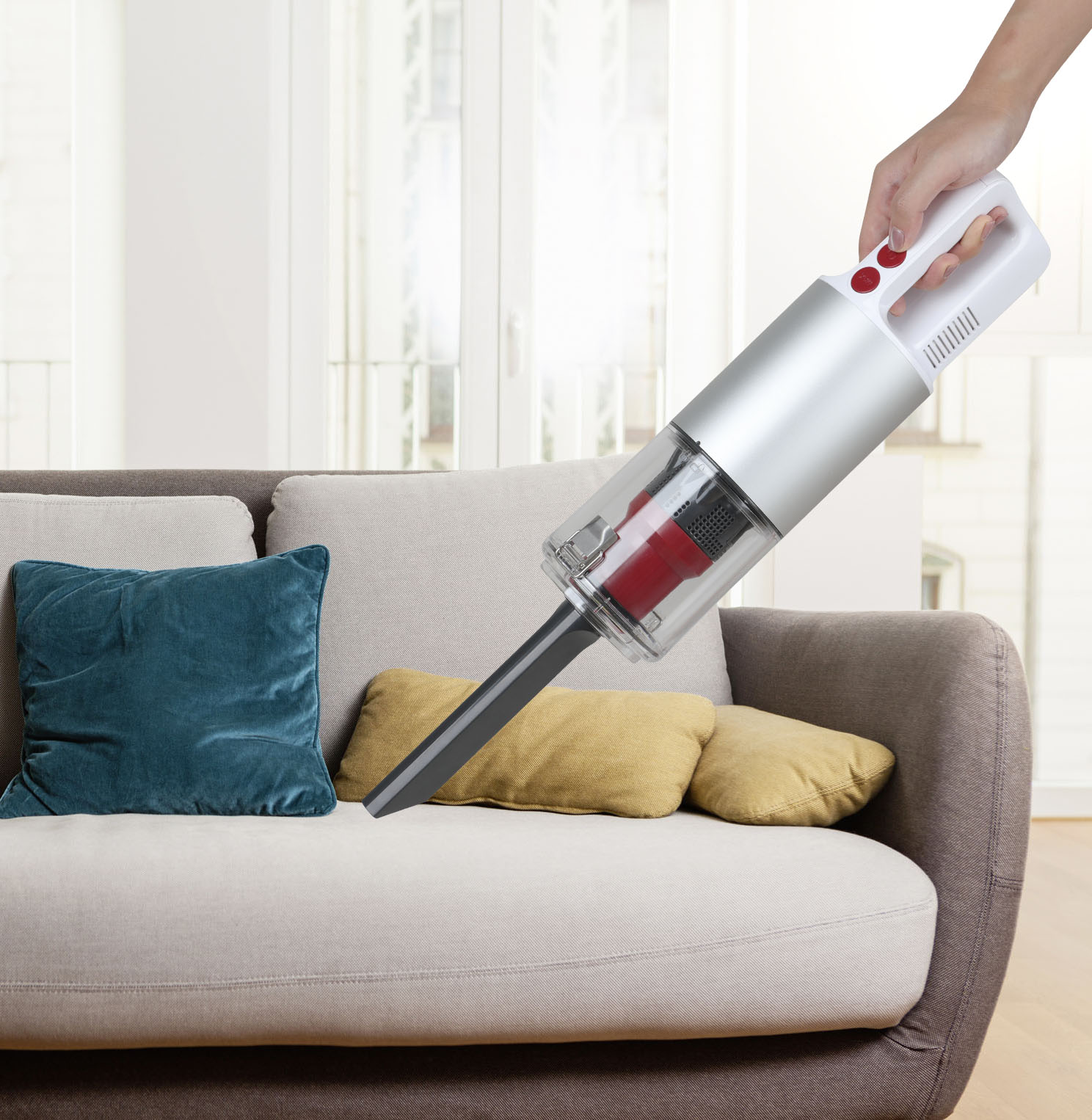 New Rechargeable Handheld Vacuum Cleaner 20000PA 2 In 1 Handheld Cordless Stick Electric Vacuum Cleaner Wireless