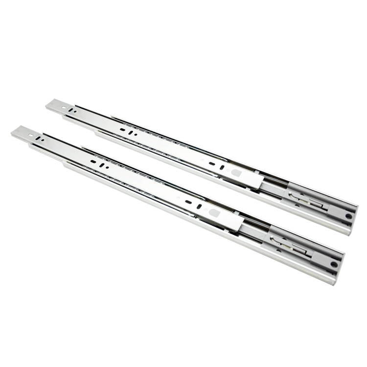 Factory Hot Sales 45mm Push-open Ball Bearing Slide For Drawer Office Furniture