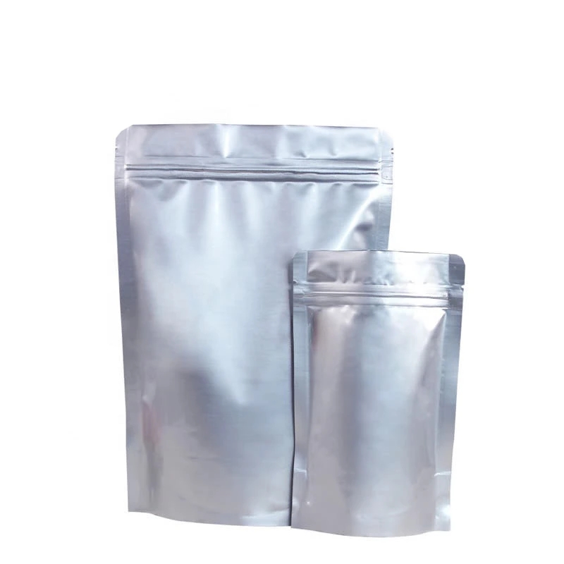 Reusable Stand Up Zipper Pouch Aluminum Foil Bags, Square Bottom Coffee Packaging Bags With Valve