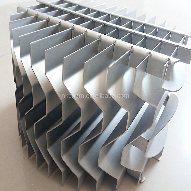 Vane-Typ Demister mit Haken Metall Turm Verpackung Vane-Typ Nebel Eliminator 5
