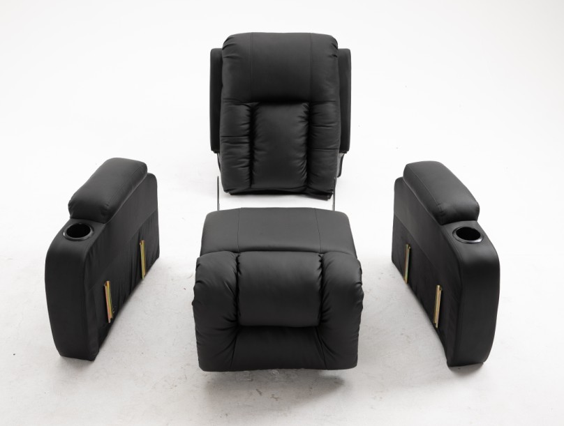 Factory Wholesale One Seater Comfortable 8 Point Vibration Massage With Heating Electric Recliner Sofa